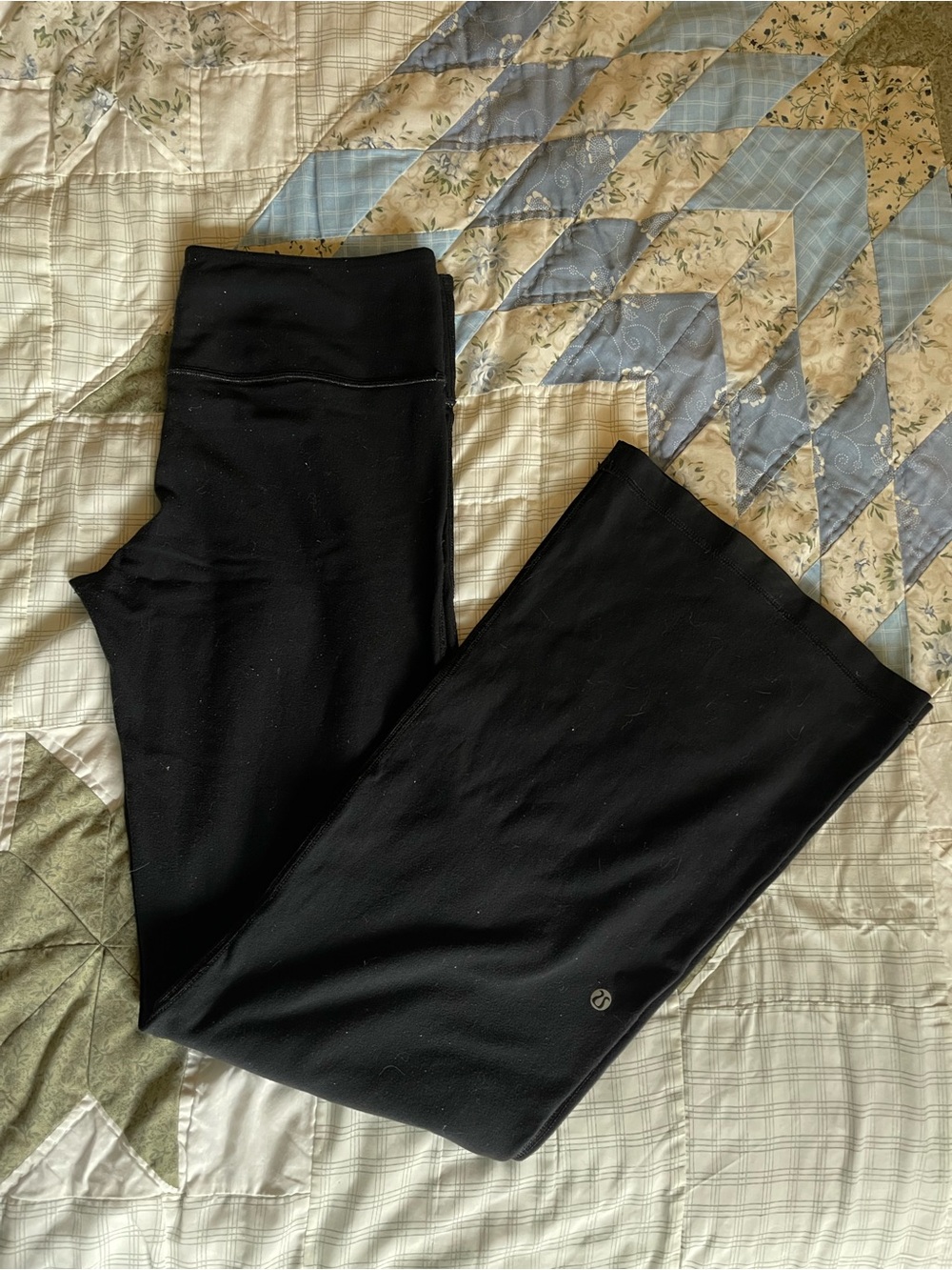 Black Lululemon Flared Groove Yoga Pants Tall